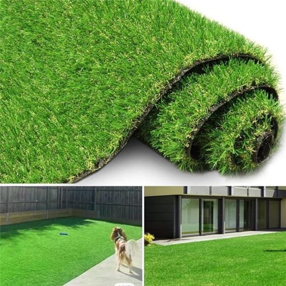 Artificial Grass Turf for Pet Dogs 3' x 5', Fake Grass Lawn with Drain Holes - Picture 7 of 7